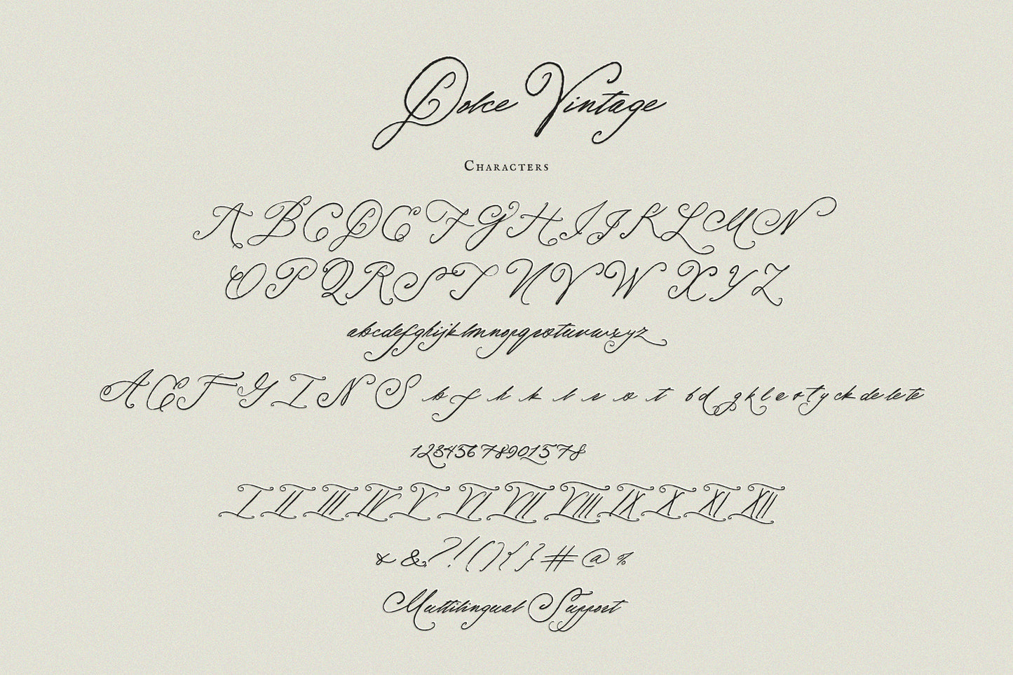 Dolce Vintage| Handwritten Font