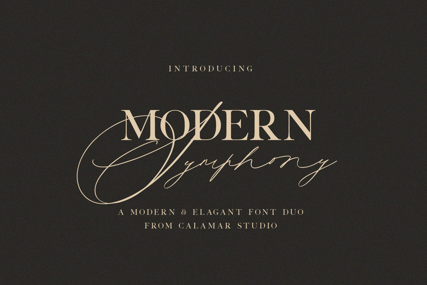Elegant Calligraphy Font Duo for Wedding Invitations 1