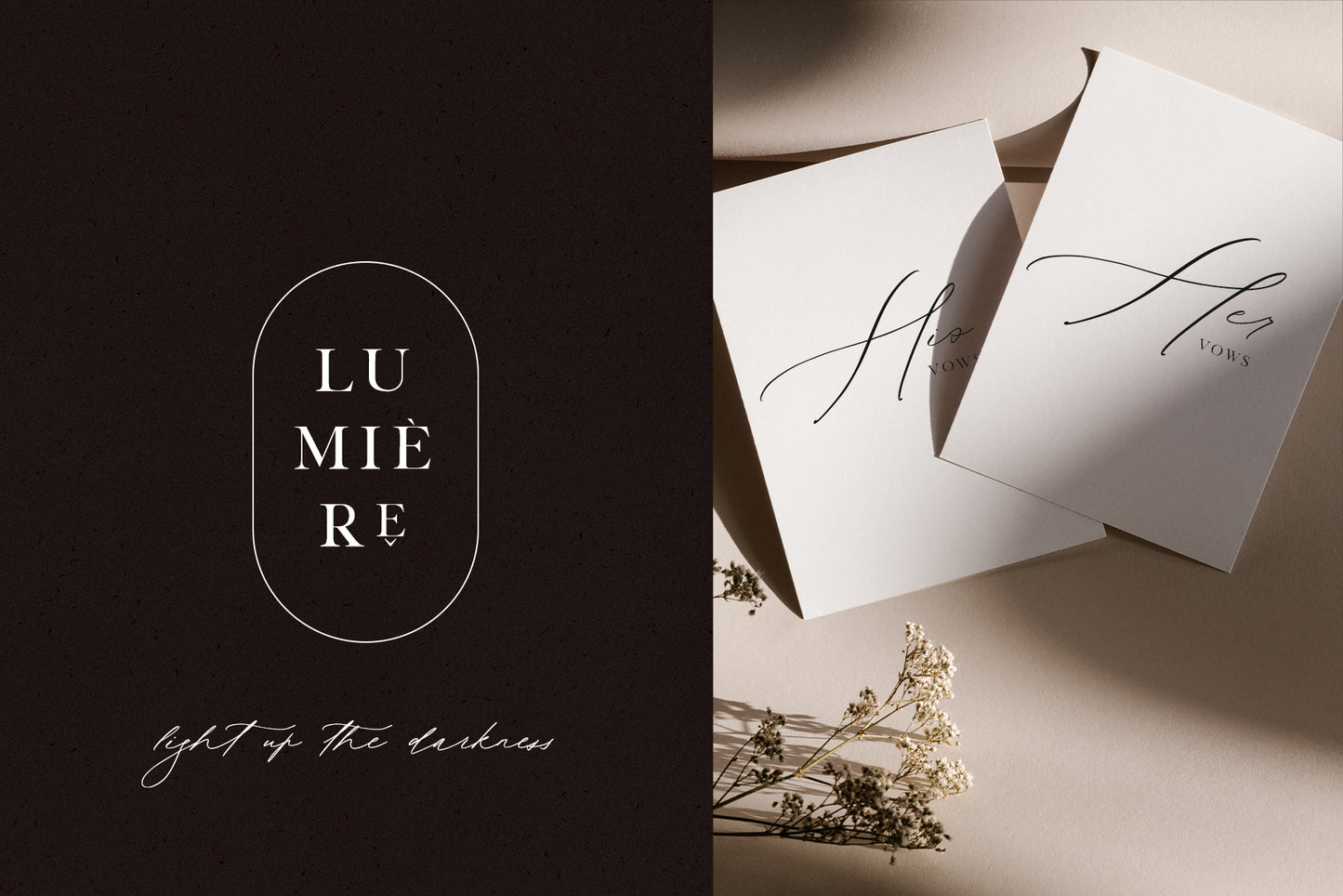 Elegant Calligraphy Font Duo for Wedding Invitations 13