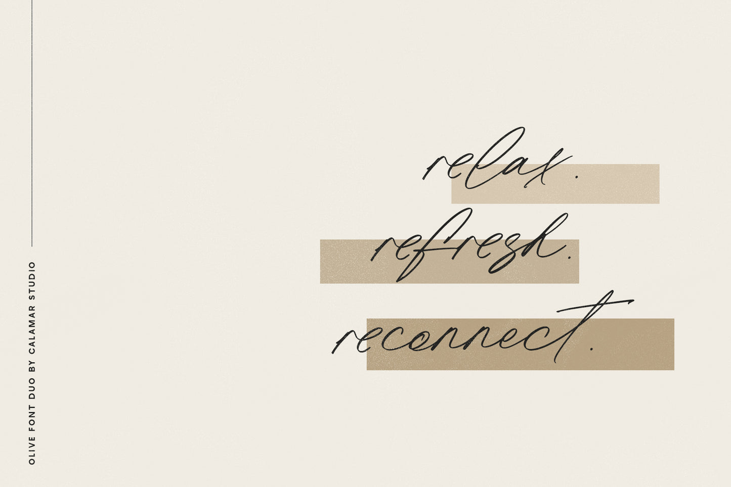 Olivie Font Duo / Script & Sans