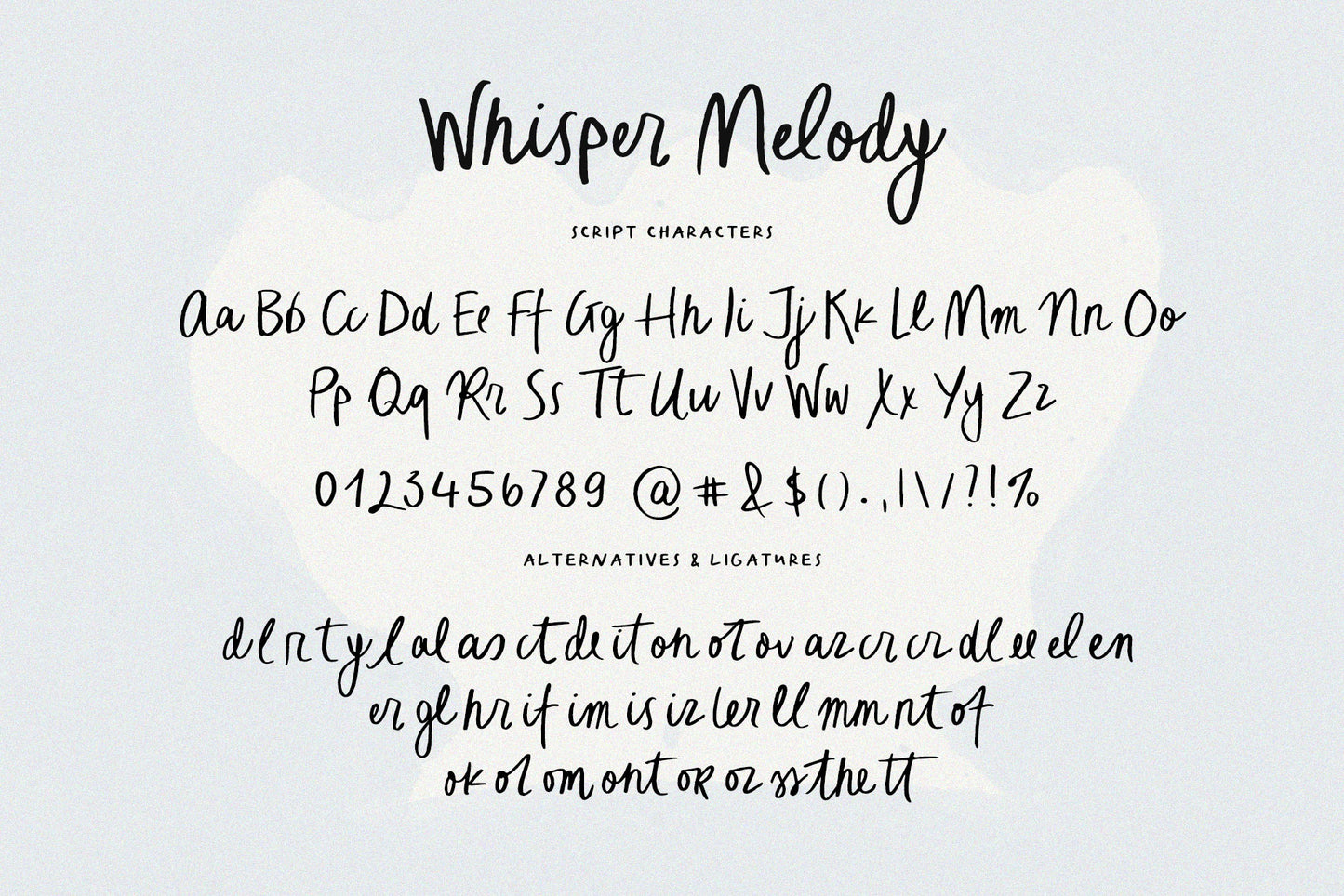 Whisper Melody Handwritten Font