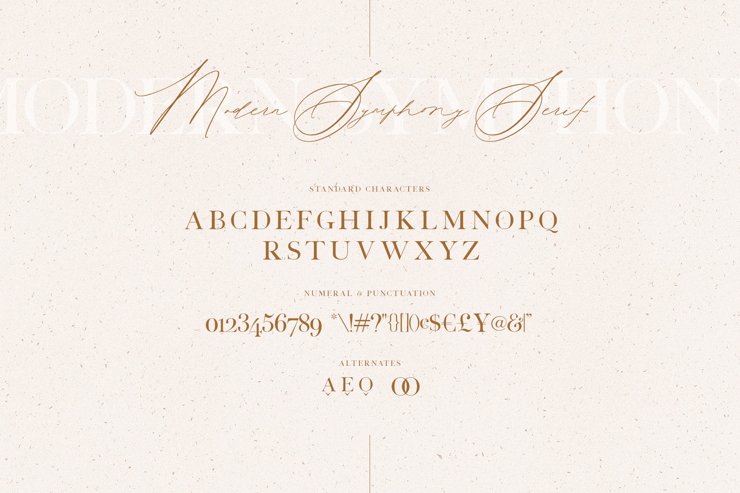 Modern Symphony Font Duo