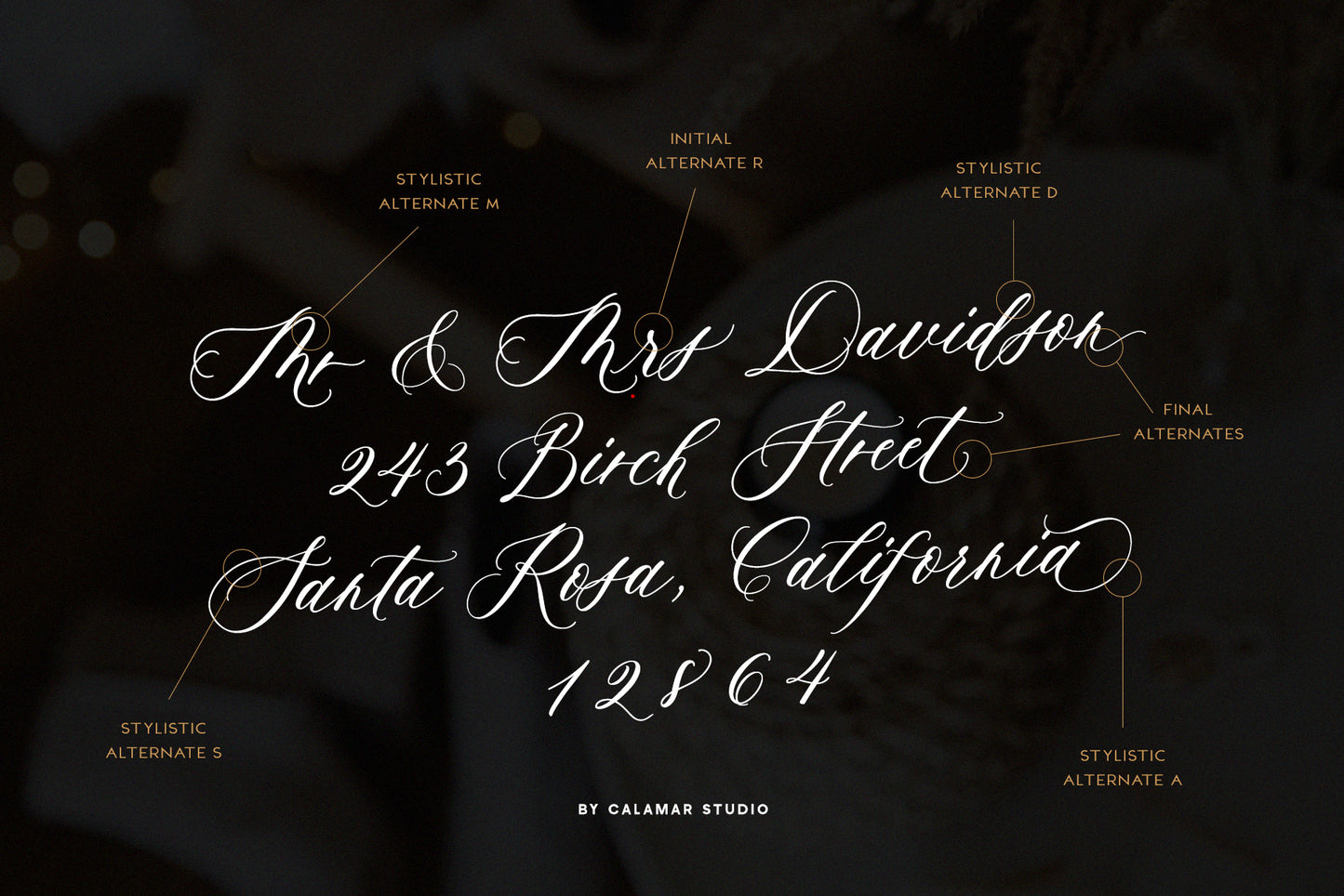 Franchesca | Wedding Calligraphy Font