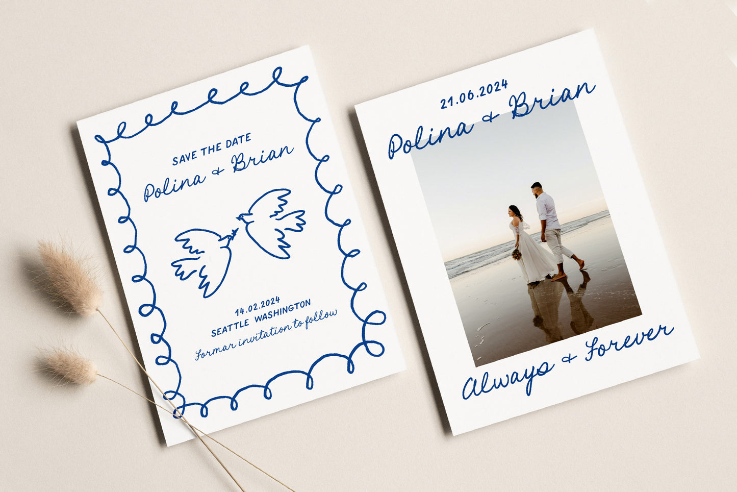 Bois de Jasmin Wedding Font Pair