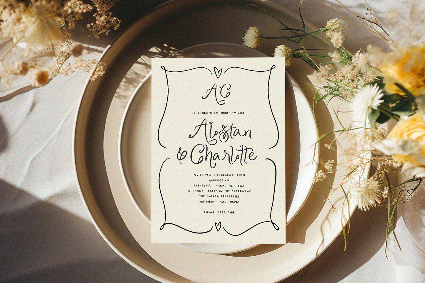 Cher Jardin | Whimsical Handwritten Font