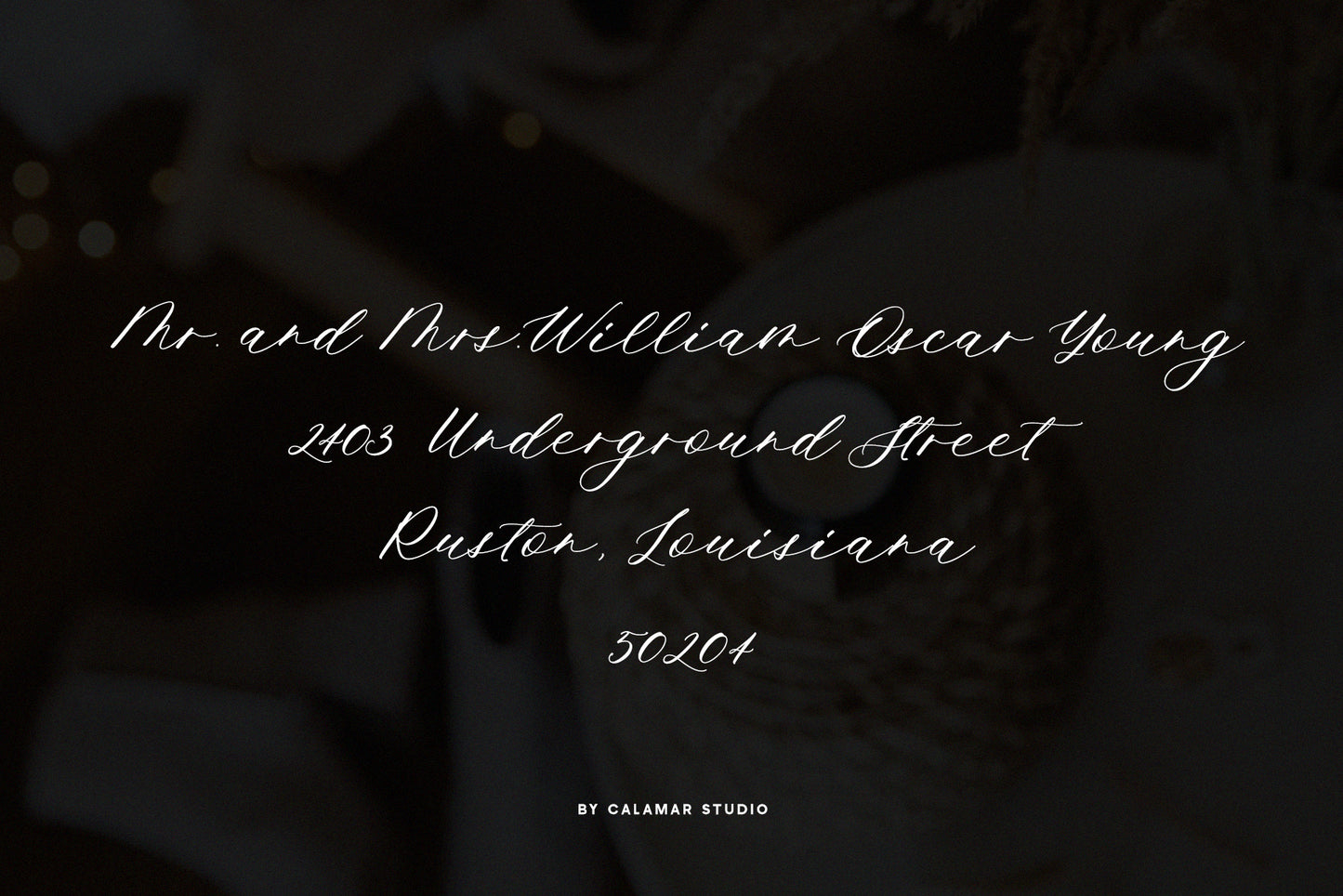 Ms. Augustine Calligraphy Font