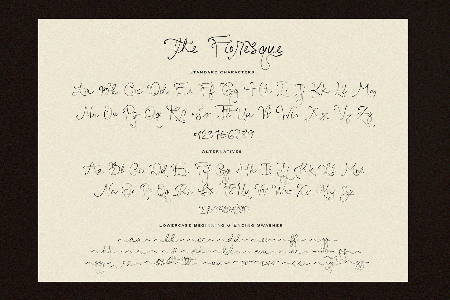 The Fioresque Handwritten Font