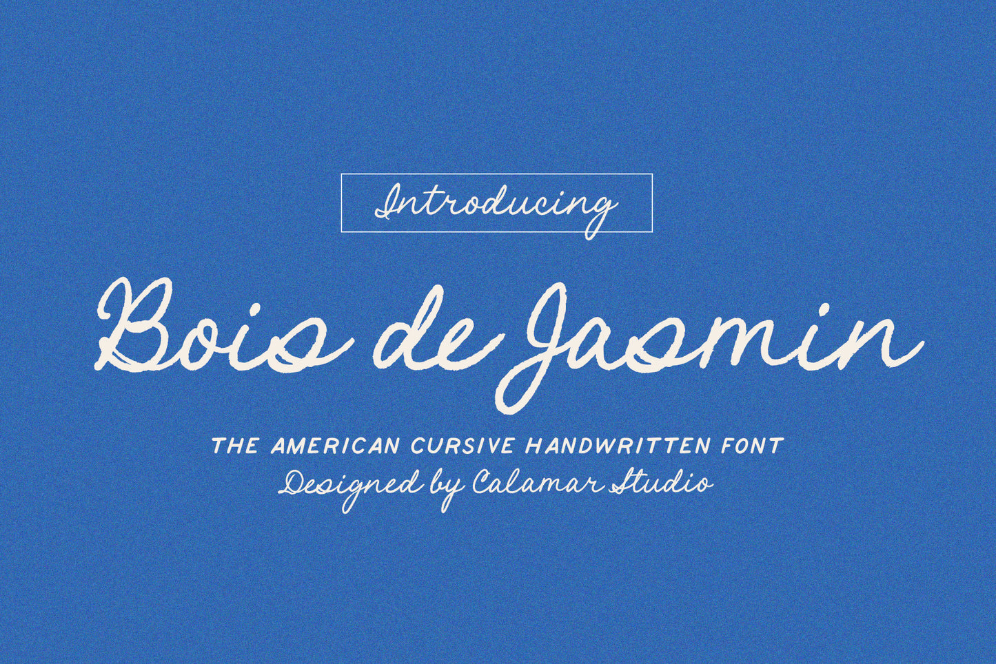 Bois de Jasmin Wedding Font Pair