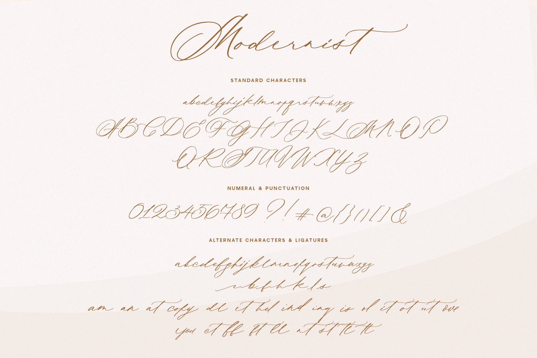 Wedding Calligraphy font 12