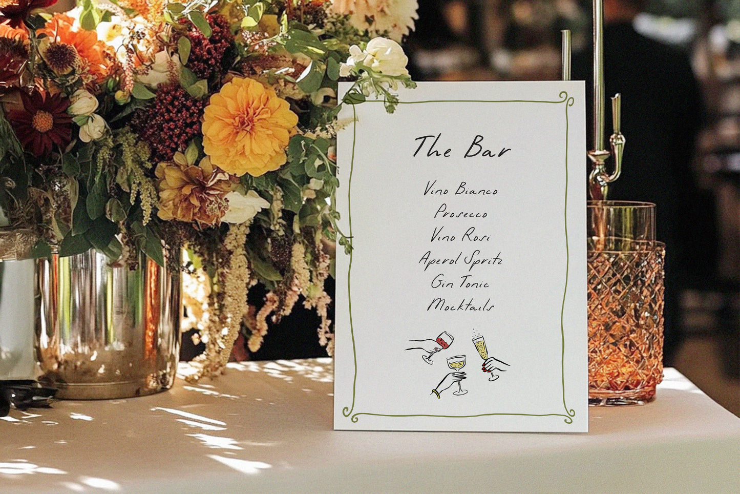 Wedding Clipart Collection for Italy wedding, Tuscany icons