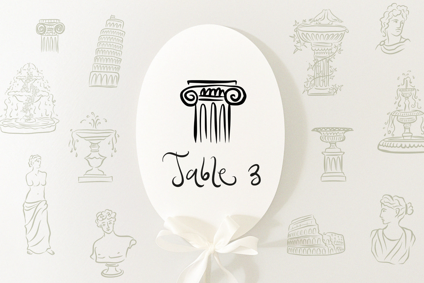 Wedding Clipart Collection for Italy wedding, Tuscany icons
