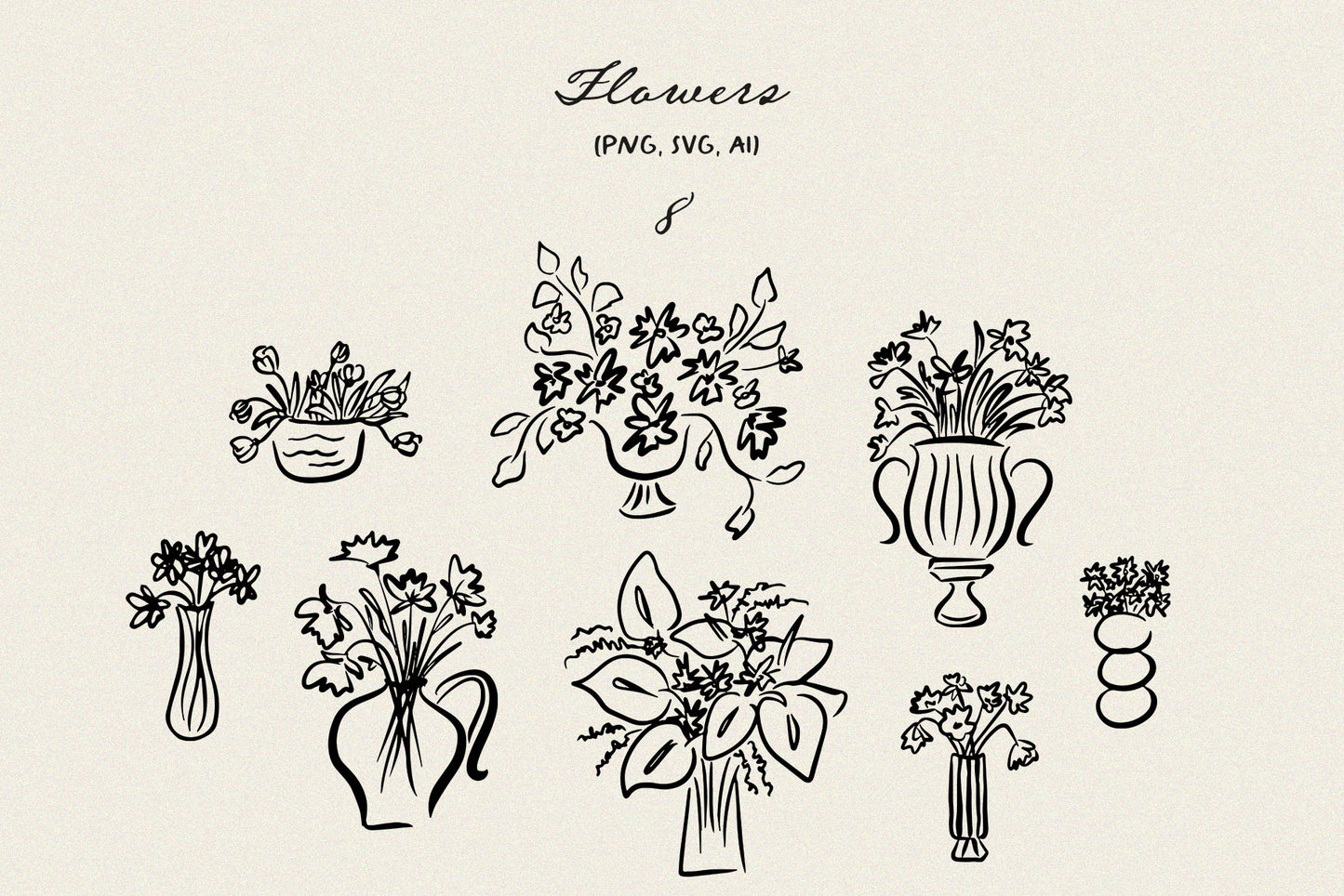 Whimsical Wedding Clipart, Wedding icons, SVG, PNG