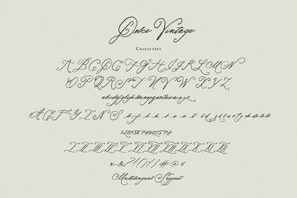 Dolce Vintage| Handwritten Font