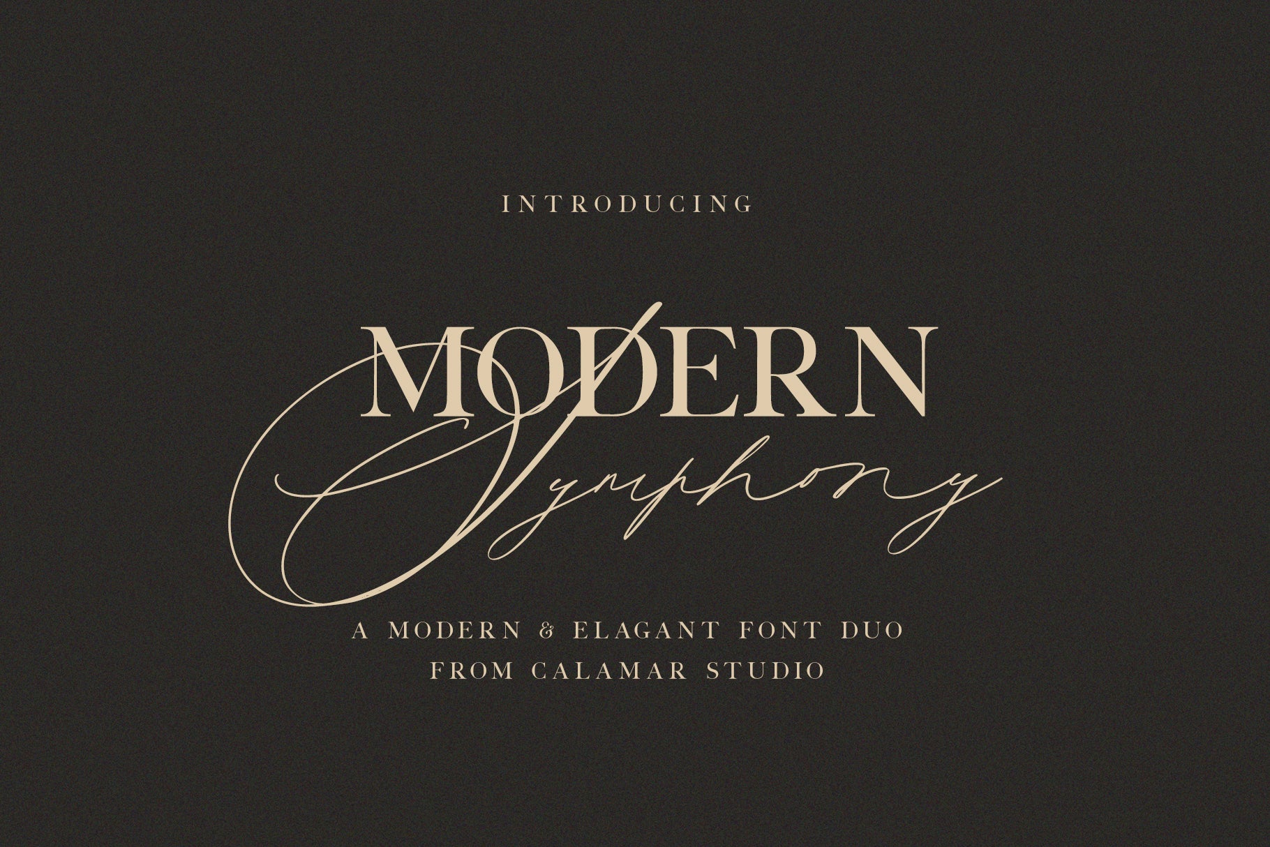 Elegant Calligraphy Font Duo for Wedding Invitations 1