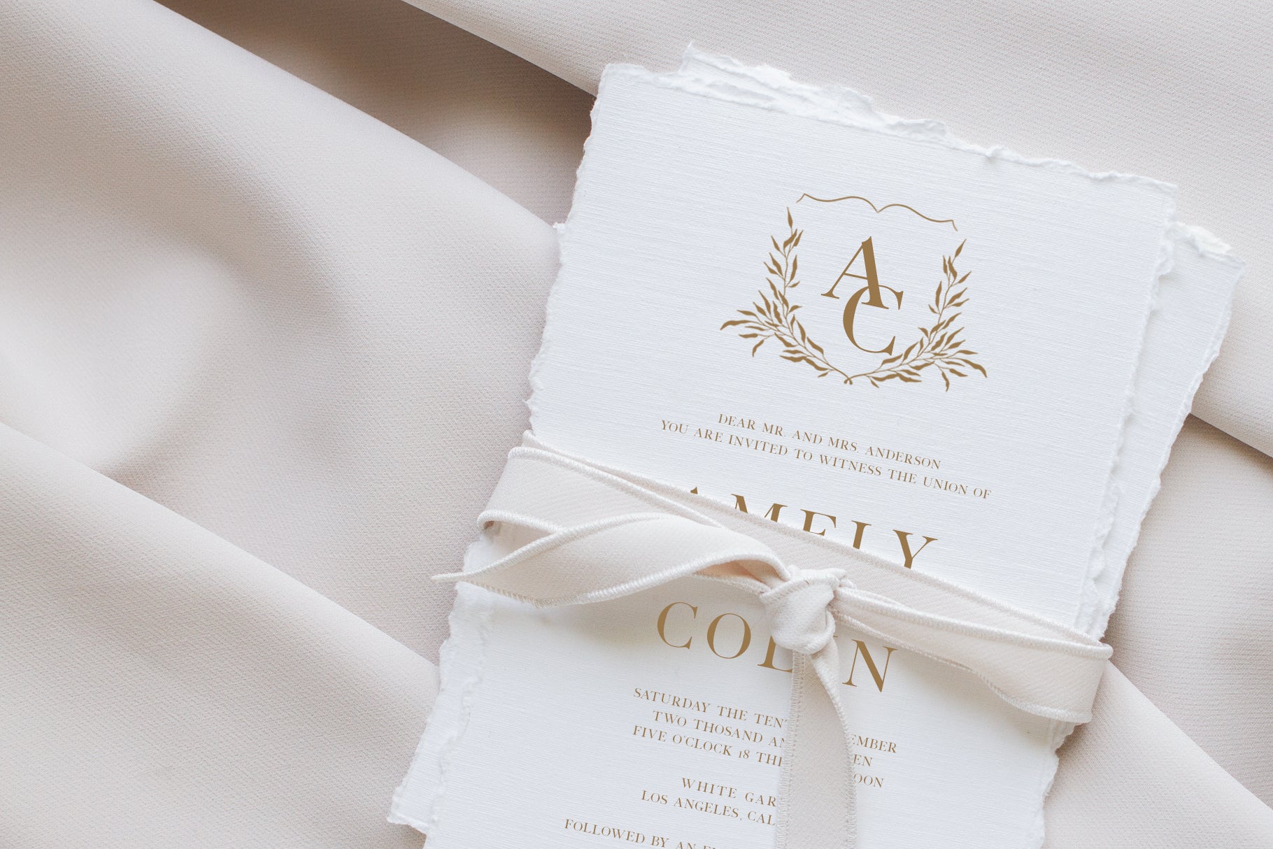 Elegant Calligraphy Font Duo for Wedding Invitations 12