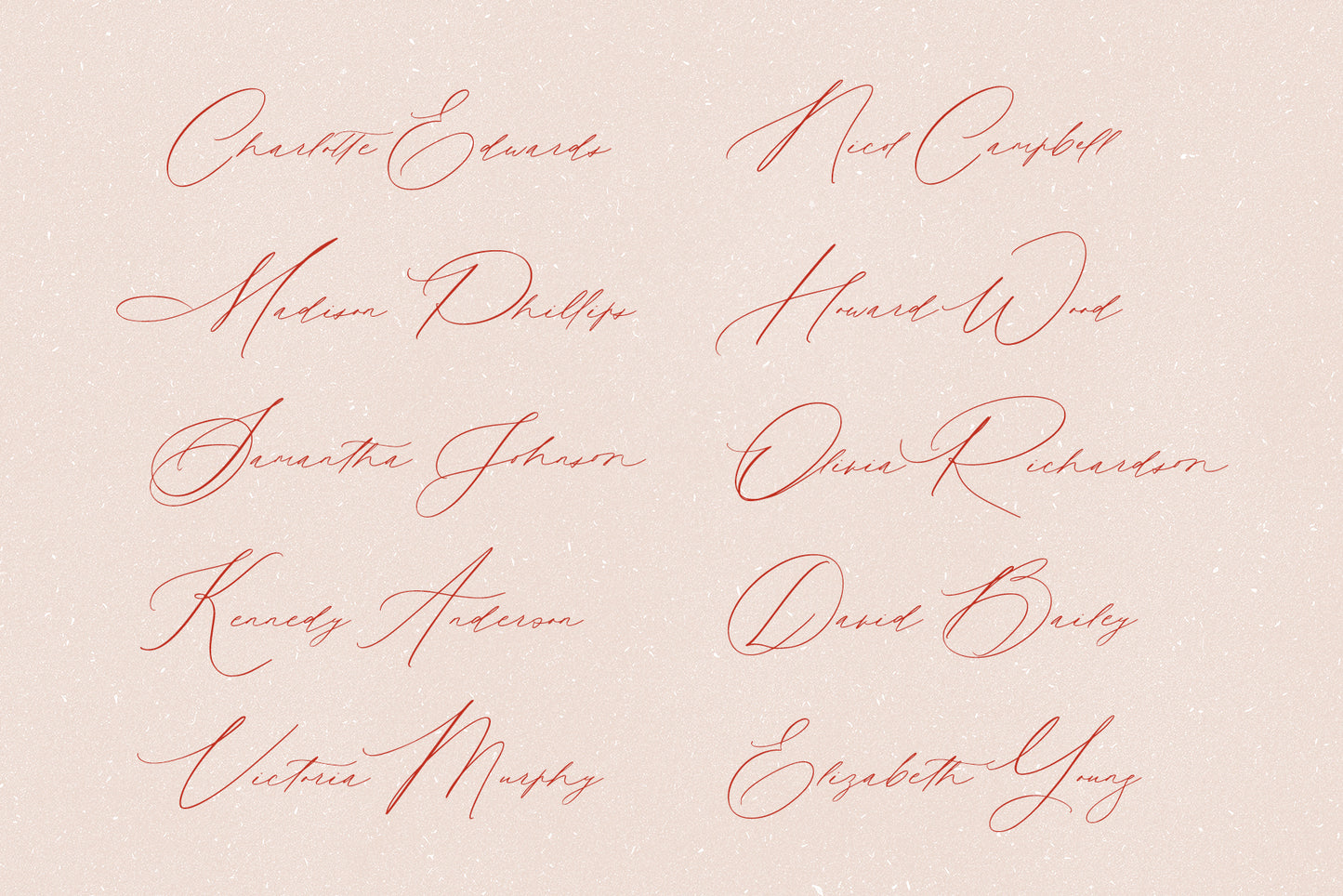 Elegant Calligraphy Font Duo for Wedding Invitations 14