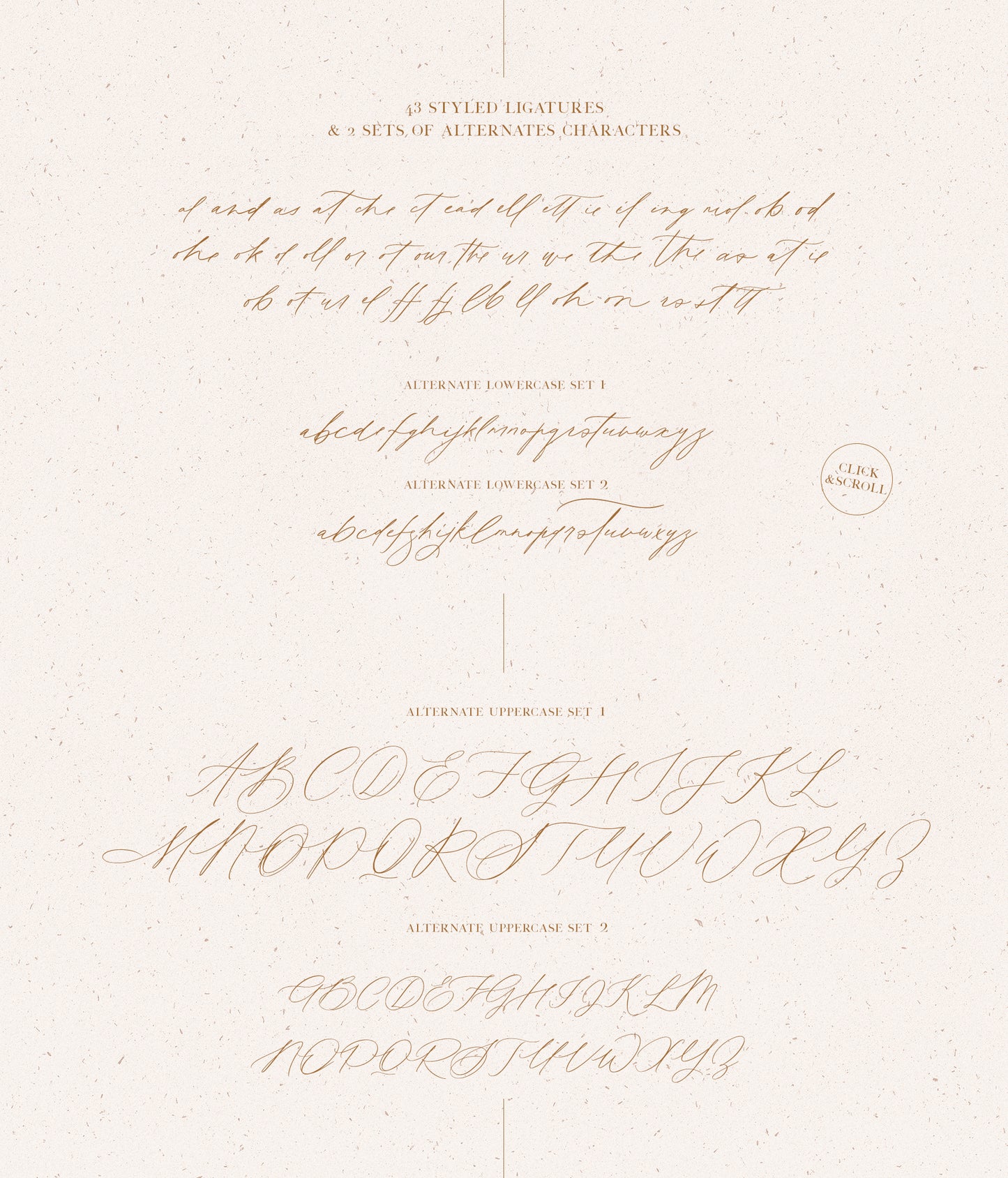 Elegant Calligraphy Font Duo for Wedding Invitations 16