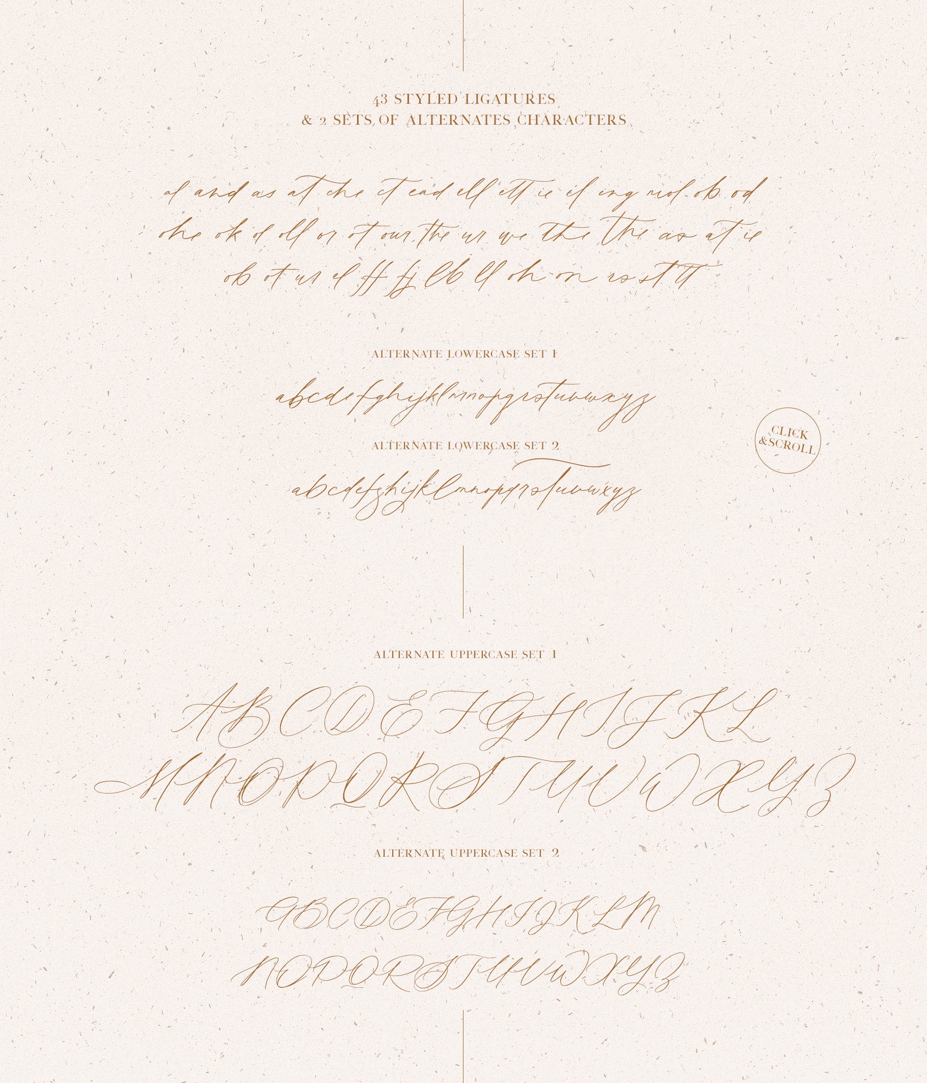 Elegant Calligraphy Font Duo for Wedding Invitations 16