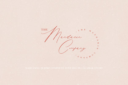 Elegant Calligraphy Font Duo for Wedding Invitations 2