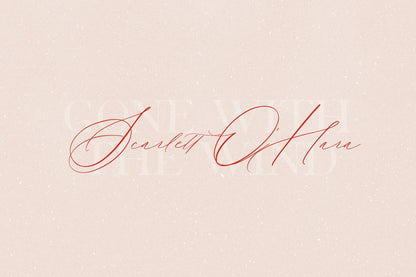 Elegant Calligraphy Font Duo for Wedding Invitations 6