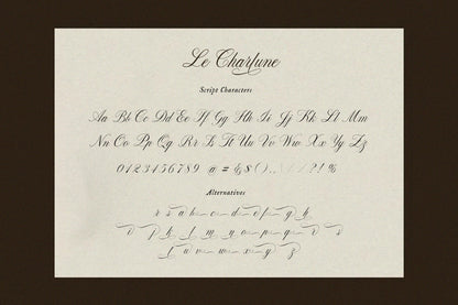 La Charlune | Handwritten Wedding Script Font