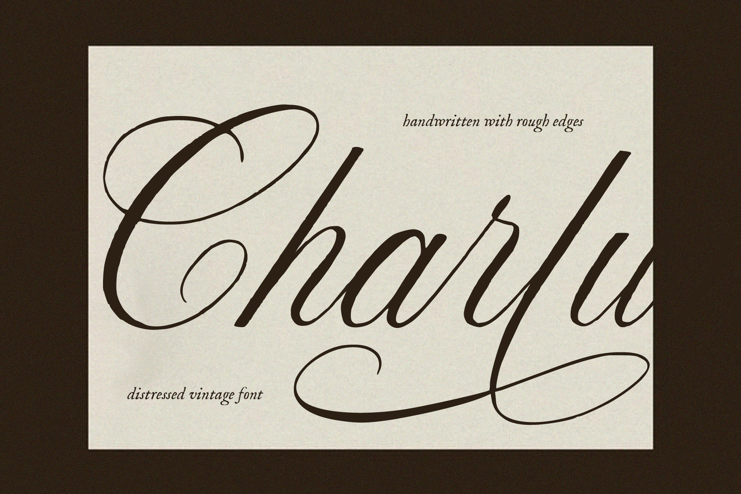 La Charlune | Handwritten Wedding Script Font
