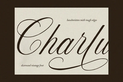 La Charlune | Handwritten Wedding Script Font