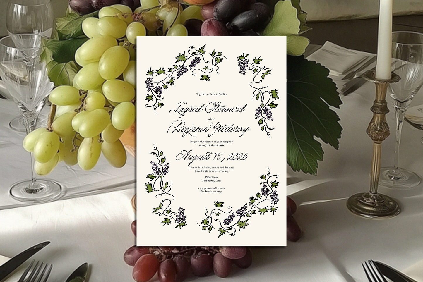 Maison Sezanne | Handwritten Script fot for Wedding Invitations, Calligraphy Font 6