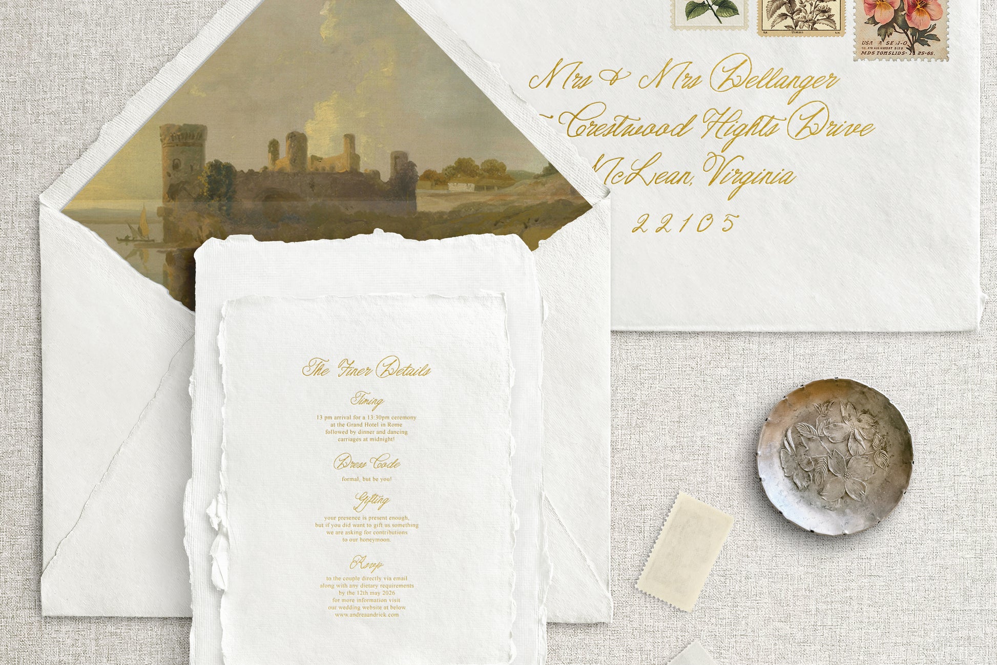 Maison Sezanne | Handwritten Script for Wedding Invitations, Calligraphy Font 14