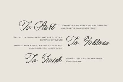 Maison Sezanne | Handwritten Script fot for Wedding Invitations, Calligraphy Font 4