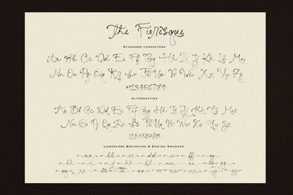 The Fioresque Handwritten Font