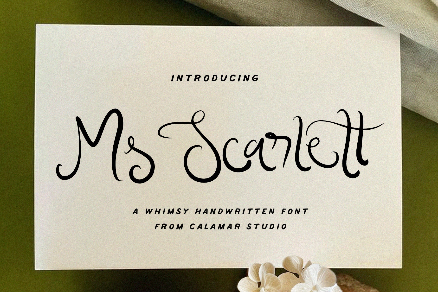 Collection of Handwritten Fonts by Calamar Studio