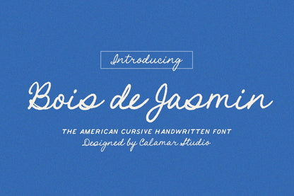 Bois de Jasmin Wedding Font Pair
