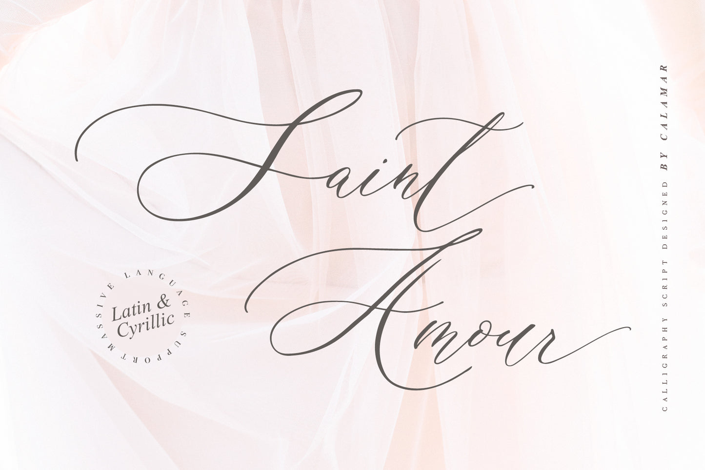 Saint Amour | Wedding Calligraphy Font