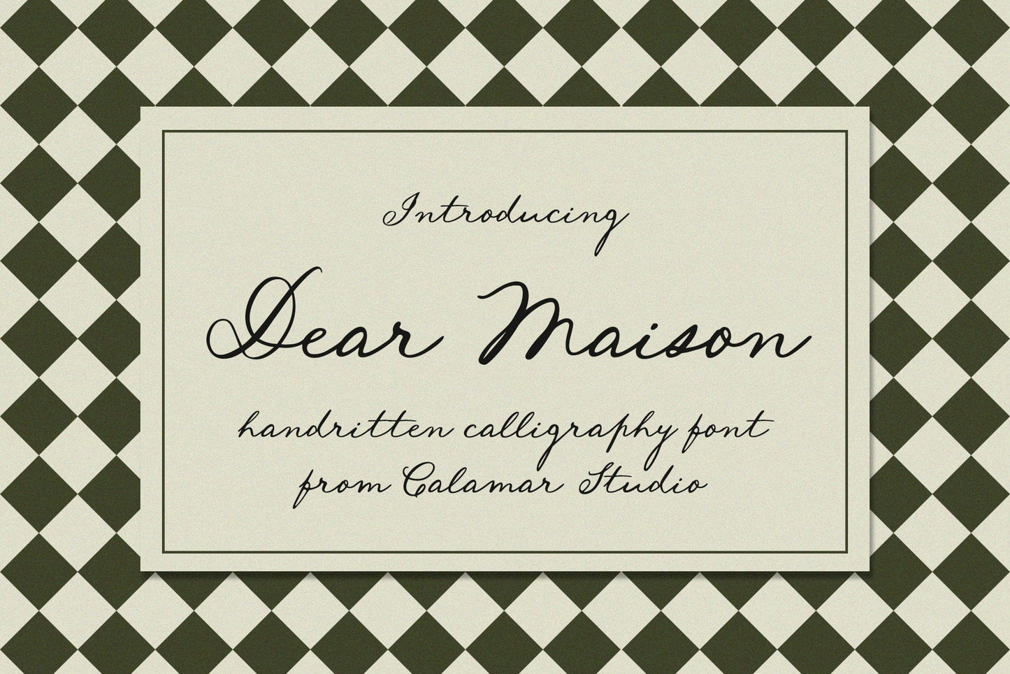 Vintage Calligraphy Handwriting
