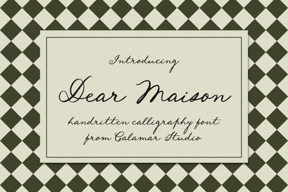 Vintage Calligraphy Handwriting
