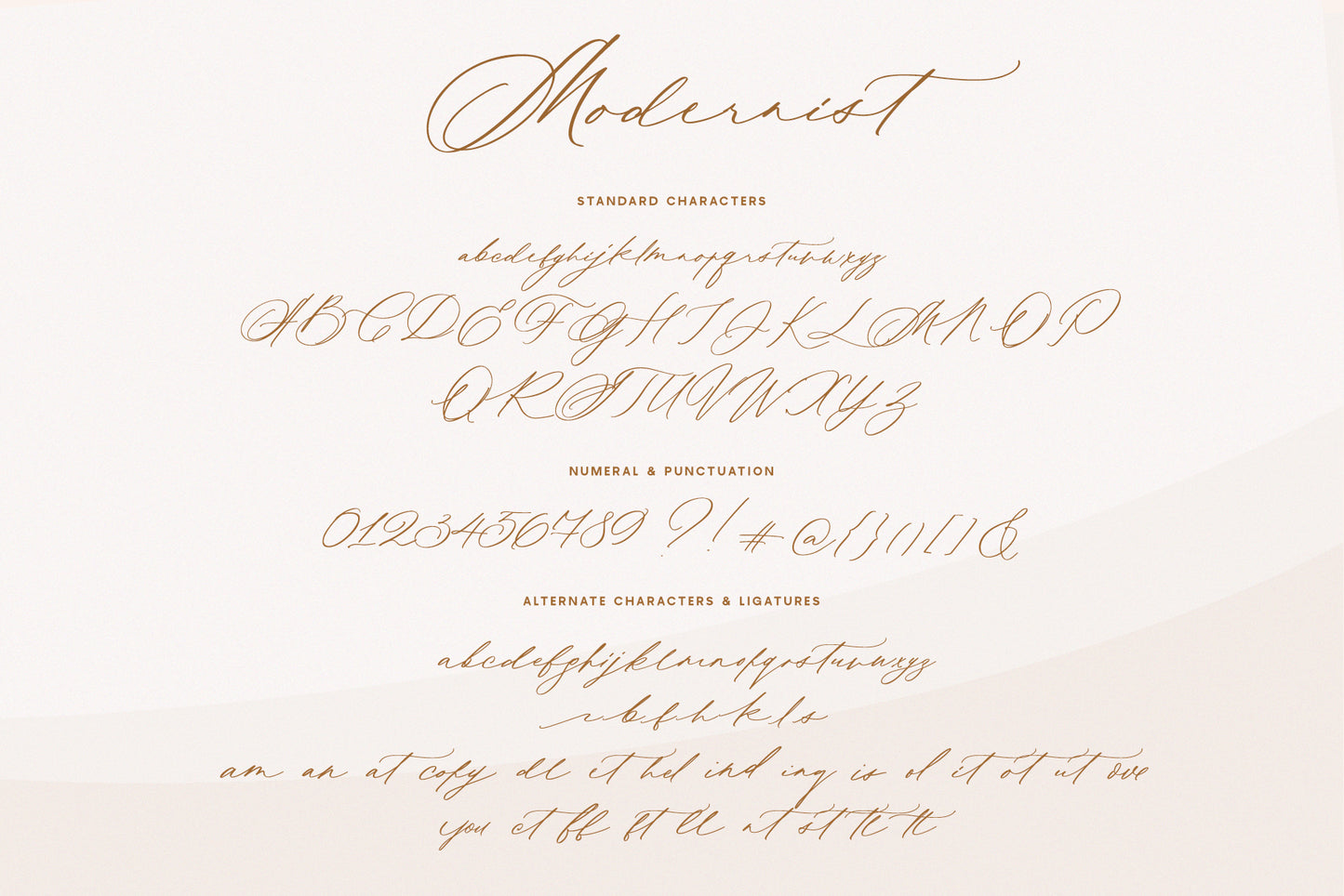 Wedding Calligraphy font 12