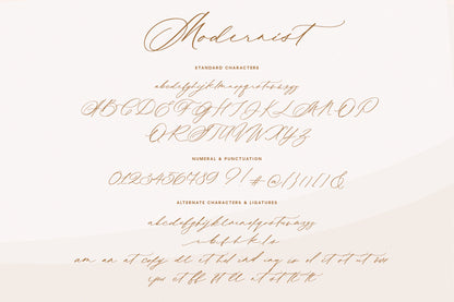 Wedding Calligraphy font 12