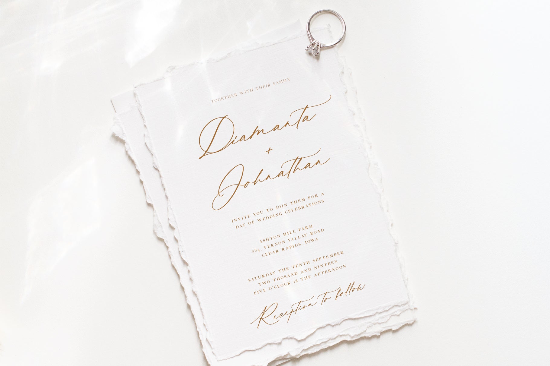 Wedding Calligraphy font 8