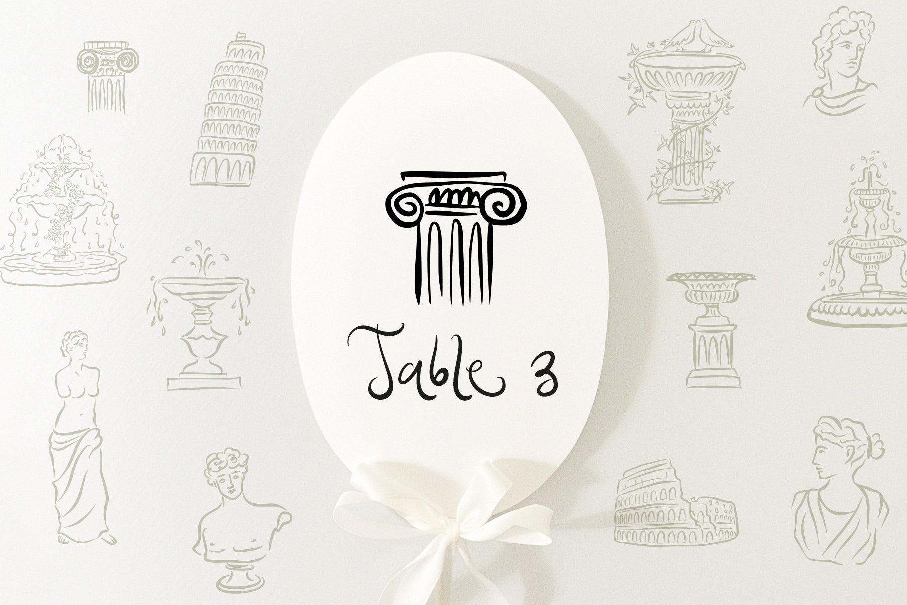 Wedding Clipart Collection for Italy wedding, Tuscany icons
