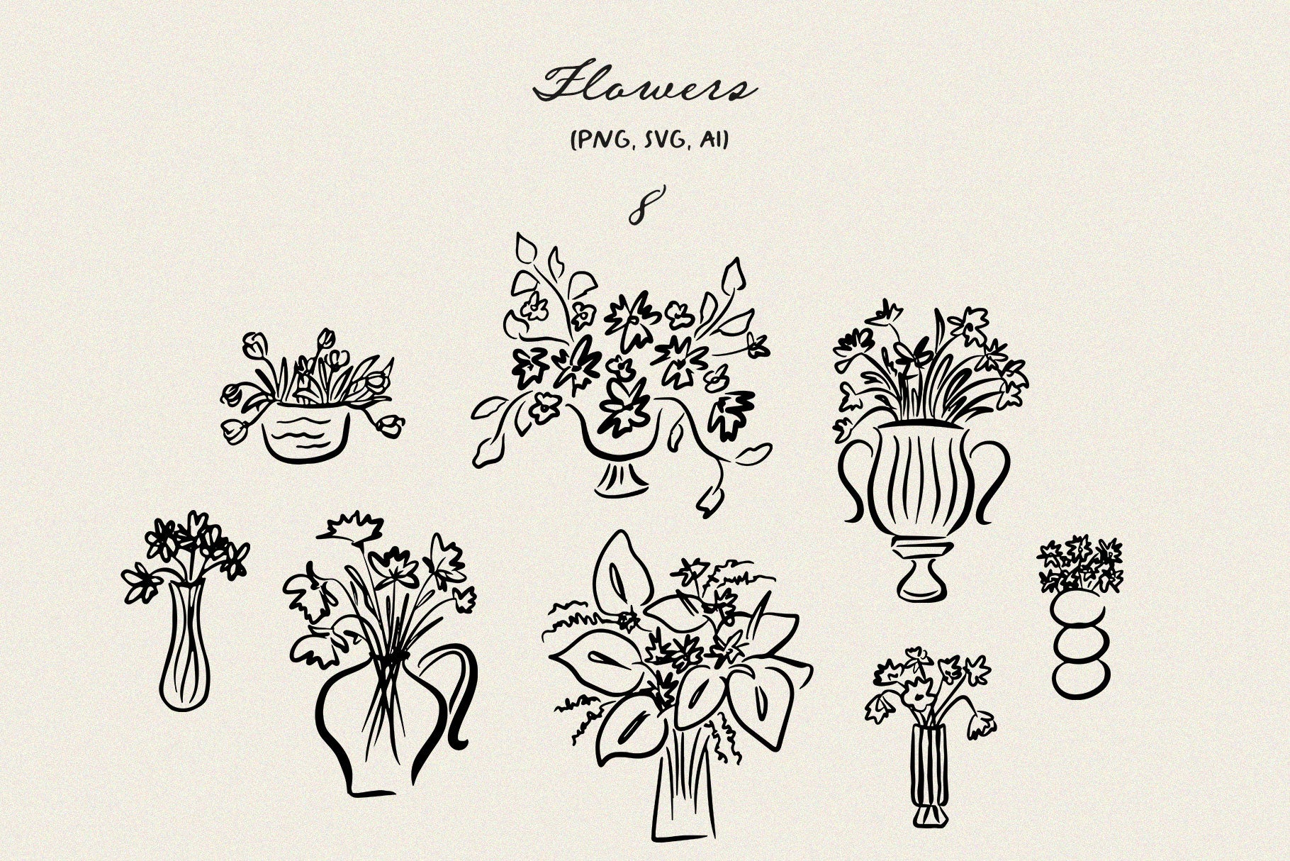 Whimsical Wedding Clipart, Wedding icons, SVG, PNG 